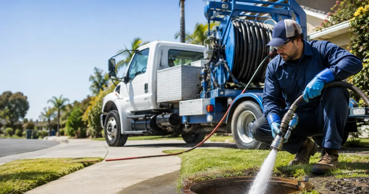 Hydro jet sewer cleaning Saratoga