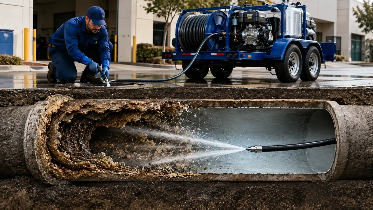 Sewer Pipe Descaling in Saratoga